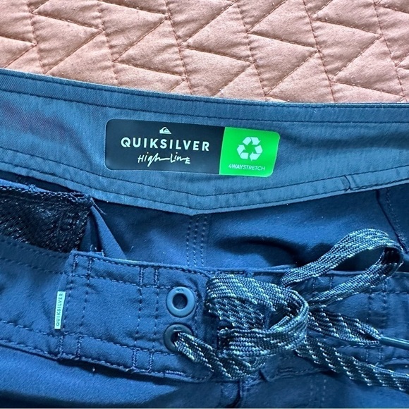 Quicksilver high-line dry flight water repellent 4 way stretch black and blue 28 - Picture 3 of 4